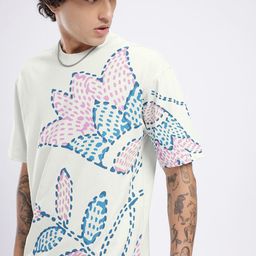 glitchez Trend Vibe Kanta Design Printed Oversized T-shirt-image-78