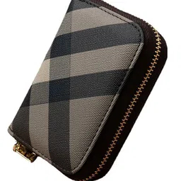 SYGA Women Checked Leather Card Holder-16