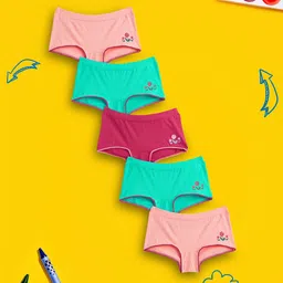 XY Life Girls Pack Of 5 Scribbles Intellisoft Tencel Modal Briefs-image-79