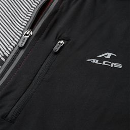 Alcis Men Rust Red & Black Printed Hooded Training Jacket image 2