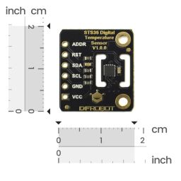 DFRobot Fermion: STS35 High Accuracy Digital Temperature Sensor With I2C Interface And ±0.1°C Accuracy For IoT & Embedded Systems (Breakout)DFRobot Fermion: STS35 High Accuracy Digital Temperature Sensor With I2C Interface And ±0.1°C Accuracy For IoT & Embedded Systems (Breakout) image 4