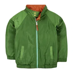 Cherry Crumble By Nitt Hyman Kids Green Regular Fit Jacket-picture-23