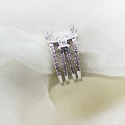 Joker & Witch Silver Simply Elegant Buckey Silver Finger Ring-image-83