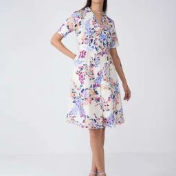 SALT Attire Multicolored Plain Dress-image-17