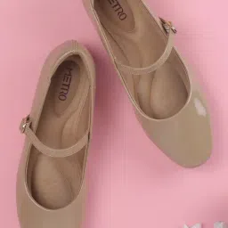 Metro Women's Beige Mary Jane Shoes-picture-26
