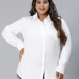 Oxolloxo White Cotton Relaxed Fit Shirt-image-54