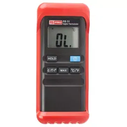 RS PRO RS51 Handheld Digital Thermometer, K Probe, 1 Input, +1300 °C, ±0.1 K Accuracy 1233215-36