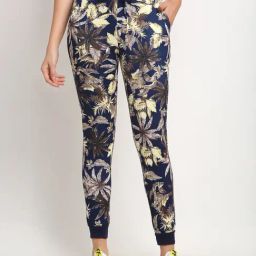 Global Republic Navy Printed Joggers-image-63