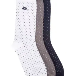 Allen Cooper Multicolor Printed Socks - Pack of 3-0
