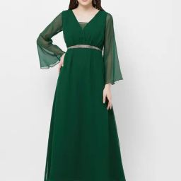 MISH Green Maxi Dress-image-31