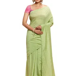 Navyasa by liva Green Glitz ¿n¿ Glam Liva Saree With Blouse-image-37