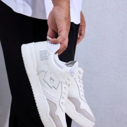 Lotto Men's Leggenda Hoop Star OG White & Grey Sneakers-image-14