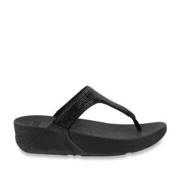 FitFlop Women's Black Thong Wedges-image-28