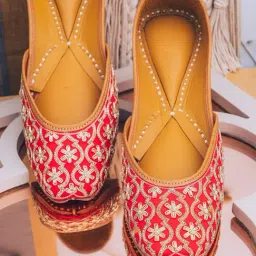 NR by Nidhi Rathi Women's Red Ethnic Juttis-image-72