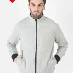 Crimsoune Club Navy & Light Grey Regular Fit Reversible Jacket-picture-28