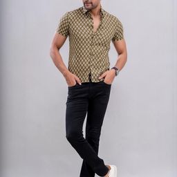 MissKurti Men Ethnic Print Regular Fit Cotton Casual Shirt-image-35