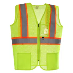 Evion Large Size Green Reflective Safety Jacket, GM-OP7-image-96