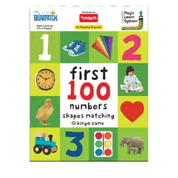 Funskool My First 100 Numbers Shape Matching Bingo Game for 2+ Years-10
