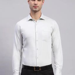 Monte Carlo Light Green Cotton Regular Fit Checks Shirt-image-74
