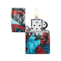Zippo Multicolor Tristan Eaton Brass Windproof Pocket Lighter-image-46