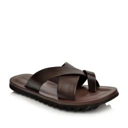 Language Shoes Men's Liam Brown Toe Ring Sandals-image-8