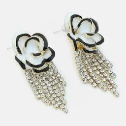Sohi Gold Plated Party Designer Stone Dangler Earrings-image-81