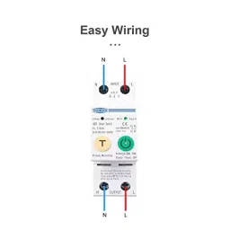 amiciSmart WiFi MCB Circuit Breaker 63 A with RS485, Overload Protection & SmartLife App Compatibility, 1xTOWBC-2P-ADV image 3