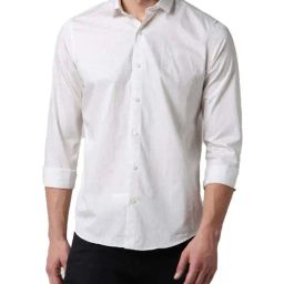Simon Carter London White Slim Fit Shirt-image-46