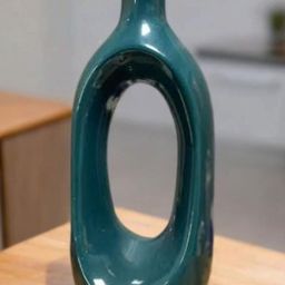 Artisans Bazar Green Ceramic Flower Vase-20