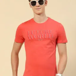 Monte Carlo Peach Regular Fit Printed T-Shirt-picture-3