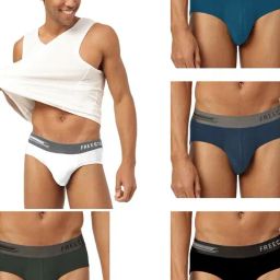 Freecultr Multi Comfort Fit Briefs - Pack of 5-picture-34