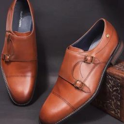Hush Puppies by Bata Men's BRYSON Tan Monk Shoes-picture-15