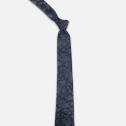 Van Heusen Navy Embroidered Casual Tie-picture-34