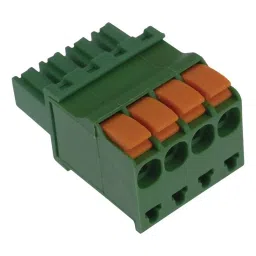 TE CONNECTIVITY Terminal Block, Plug, 4 Position, 30-14Awg, 1986692-4-picture-11