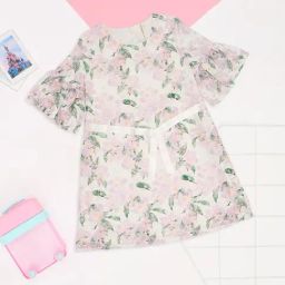 Pantaloons Junior Lily White Mauve Dress-image-75