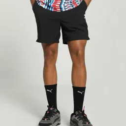 Puma Classics Black Regular Fit Sports Shorts-image-87