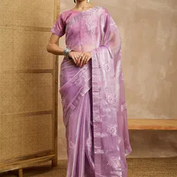 all about you Embellished Embroidered Pure Silk Saree-picture-54