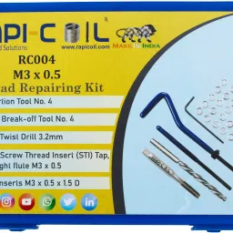 Cuthard Thread Repairing Helical Insert kit CH004-M3x0.5 image 3