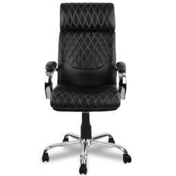 Mango Blossom Vibe High Back Office Chair (Black)-image-53