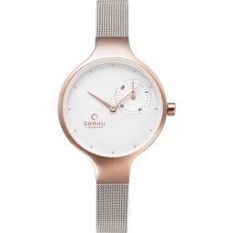 OBAKU V201LDVWMC Eng Rose-Bi Analog Watch for Women-image-55