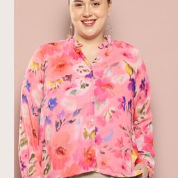 Sztori Plus-Size Floral Print Shirt Style Top-picture-30