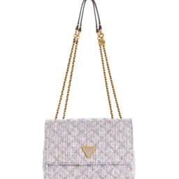 GUESS Lavender GIULLY Quilted Medium Cross Body Bag-19