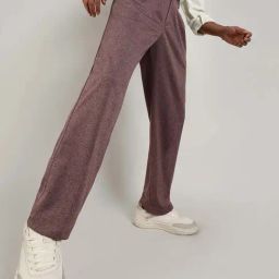 Campus Sutra Brown Regular Fit Trousers-picture-47