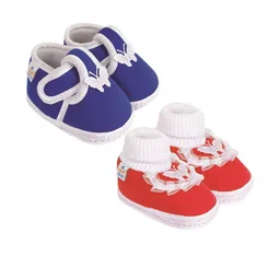 NESKA MODA 12 To 18 Month Non Slip Toddler Baby Unisex Set Of 2 Pair Cotton Butterfly Frill Booties-image-26