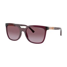 Vogue Eyewear Evergreen Purple Square Gradient Sunglasses for Women-38