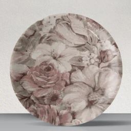 Nestroots English Flower Multicolor Porcelain Wall Plate-picture-26