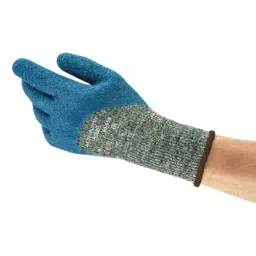 Ansell ActivArmr 80-658 Blue Cotton Nylon Cut & Heat Resistant Heavy Handling Gloves Size 7 Latex, 80658070-picture-27