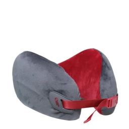 Travel Blue Grey & Red Memory Foam Neck Pillow-23