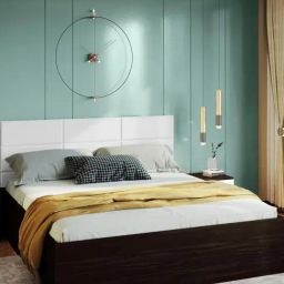 Godrej Interio Upmods White Chocolate Engineered Wood King Hydraulic Bed - Cinnamon, Knock Down-image-15