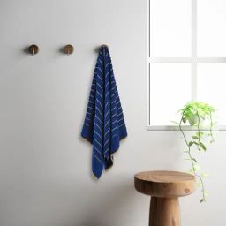 Spaces Exotica Estate Blue 575 GSM Cotton Bath Towel-image-23
